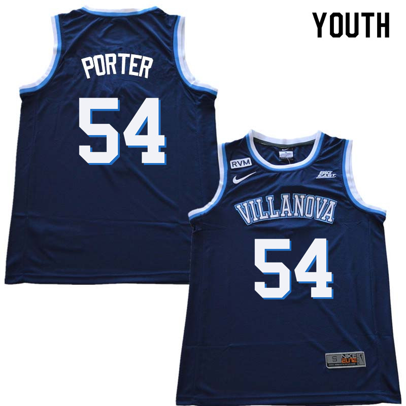 2018 Youth #54 Howard Porter Willanova Wildcats College Basketball Jerseys Sale-Navy - Click Image to Close